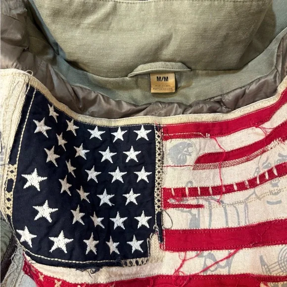 True Religion Military Inspired Distressed Parka - Picture 2 of 11